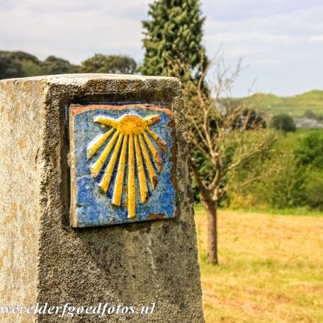 Aanduiding Pelgrimsroute Santiago de Compostella